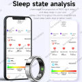 2026 New Smart Ring Heart Rate Blood Pressure Sleep Monitoring Motion Tracking IP68 Waterproof Men Women Smart Ring Holiday . 