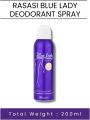 Rasasi Blue Lady Deodorant Body Spray for Women – 200ml Long Lasting Floral Fresh Fragrance.