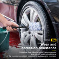 Car Wash Super Brush Plush Premium Wheels Brush Non-Slip Handle Easy To Cleaning Rims Spokes Wheel Barrel Car Accessories. 