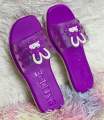 New Cute Design Silicone Upper Flat Slipper Sandals for Girls & Womens. 