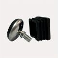 4Pcs Adjustable Furniture Leg Pads Threaded Horizontal Feet Table Chair Stoo Metal Legs For Furniture Table Legs For Furniture. 