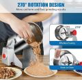 Silver Crest Multi-Purpose High-Speed Electric Grinder & Crusher - Stainless Steel Kitchen Machine for Spices, Coffee Beans & Dry Food. 