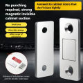 Magnetic Cabinet Catches Ultra Thin Door Strong Magnets Stopper Invisible Adhesive Drawer Magnet Lock for Kitchen Closet Closer. 
