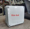 Waterproof PVC junction box size 4"x4" (100x100x50). 