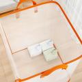 Transparent clothes storage bag, plastic blanket storage bag, zipperfoldable wardrobe storage bag, bedding, down quilts. 