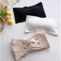 Seamless One-piece Tube Tops Women Removable Pads Intimates Basic Black/White/Skin Womens Strapless Bra Bandeau Sexy Lingerie. 