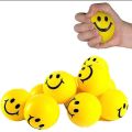 6.3cm Stress Ball Novetly Emoji Squeeze Ball Exercise Stress Ball Pu Rubber Toy-1 Pcs. 