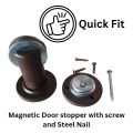 Hi Quality, Magnetic Door stopper, made of solid metal. 