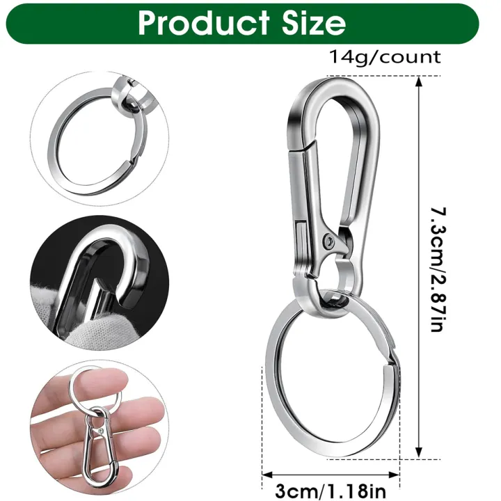 6%20piece%20set%20Durable%20Metal%20Mountaineering%20Buckle%20Keychain%20Metal%20keychains%20come%20with%20sturdy%20clips%20and%20car%20key%20hooks%20-%20Image%202