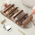 Detachable Cosmetic Bag Portable Large Capacity 4 in 1 Makeup Bags Portable Folding Travel Cosmetics Storage Toiletry Bag.
