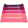 5-Piece Color Resistance Band Set - Portable Elastic Fitness Bands for Yoga, Pilates, Gym and Weight Training - Durable Tpe Material, Perfect for Stretching and Strength Training, Pilates Equipment | Multifunctional Fitness Belt | Durable Tpe Band, Gym....