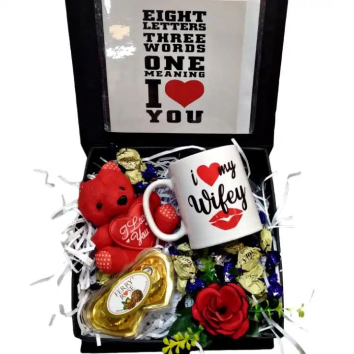 Gift box for wife - birthday / wedding anniversary gifts / love / valentine special gifts for wifey