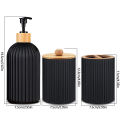 Bathroom Countertop Container Hand Soap Dispenser Cotton Ball Storage Box Toothbrush Holder Home Decoration Organizer. 