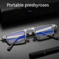 Ultra Lightweight Glasses, HigH-definition Foldable, Anti Blue Light Radiation, HigH-end PresbyoPia Glasses For Middle-aged And. 