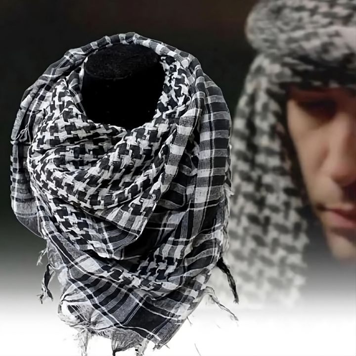 Arab Shemagh Keffiyeh Tactical Palestine Scarf Shawl Kafiya Wrap Hot in pakistan