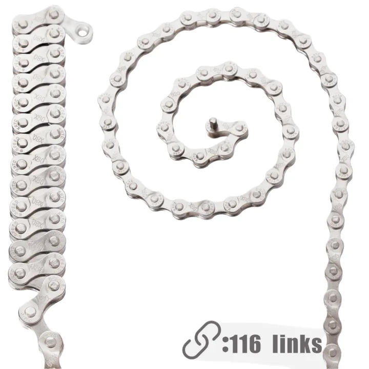 6/7/8%20Speed%20Bike%20Chain,Bicycle%20Chain%20for%20Most%20Bikes,%20Cycling%20Chains,Silvery/Golden/Rainbow/Brown%20Colors,116%20Links%20-%20Image%202