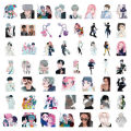 53Pcs Anime Alien Stage Stickers Till Ivan DIY Stickers Scrapbooking Phone Luggage Skateboard Waterproof Decals. 