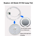 AC220V LED Light Source Ceiling Light Replacement Lights Magnetic Circular Square led Module Ceiling Lights tricolor. 