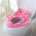 Baby Potty Training Seat – Comfortable Toilet Seat for Kids (With Handle & Back Support). 