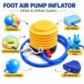 Foot Air Pump Inflator Portable Balloon Pump Swimming Ring Air Pump Inflatable Toy Pump - air mattress, swimming ring, camping inflatable toy, air pillow, raft inflator, sports ball inflator portable manual pumper. 