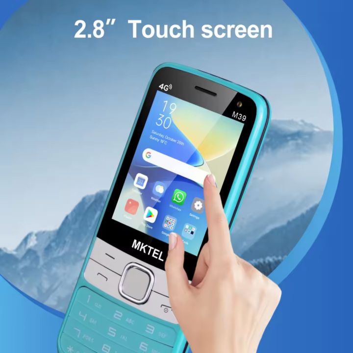 MKTEL%20M39%20Cell%20Phone%204G%20Android%208.1%20Dual%20SIM%20Slot%202.8"%20Large%20Screen%20MTK6737%202GB%20RAM%2016GB%20ROM%20MP3/MP4/FM%20Radio/Bluetooth/GPRS%20-%20Image%202