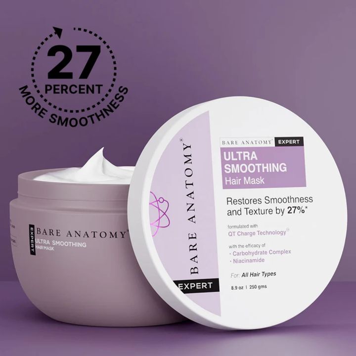 Bare Anatomy Ultra Smoothing Hair Mask - 250GM