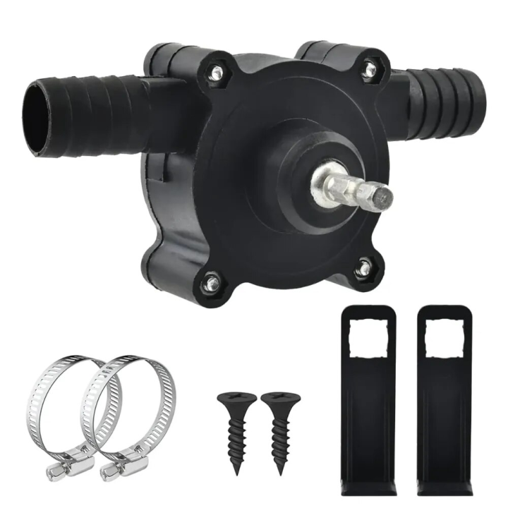 Portable Electric Drill Pump Self Priming Liquid Transfer Pumps Small Household Water Pump Garden Outdoor Tool