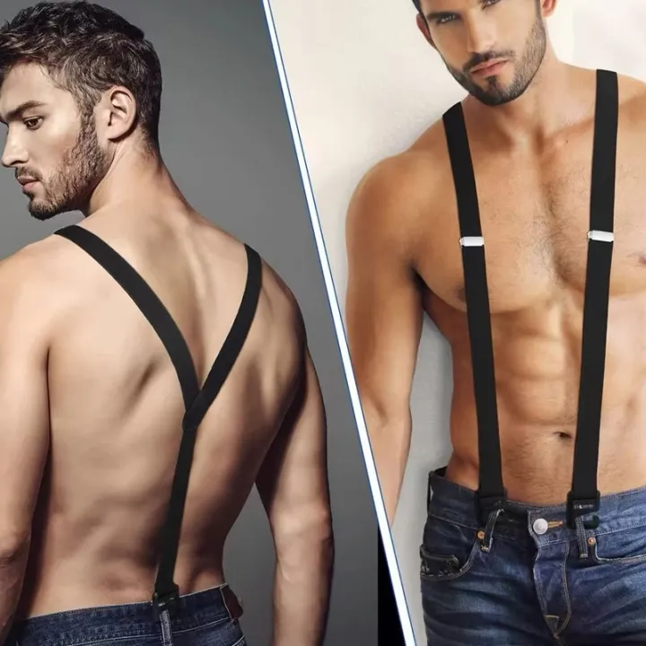 Solid%20Color%20Suspenders%20for%20Men%20Y-Back%20Hidden%20Suspenders%20Adjustable%20Fashion%20Casual%20Suspenders%20-%20Image%202