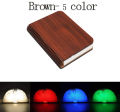 LED Foldable Book Light Creative Wooden Luminous Book for Children Kids’Birthday Holiday Christmas Gift Rechargeable Night Lamp. 