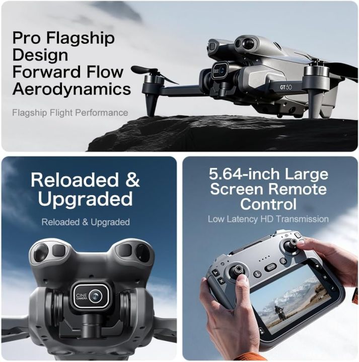 NEW%20FPV%20GT50%204.3-inch%20screen%20RC%20Remote%20720%20HD%20Camera%20High%20Quality%20optical%20flow%20obstacle%20avoidance%204.3-inch%20screen%20control%20brushless%20dual%20WIFI%20professional%20drones%20camera%20-%20Image%204