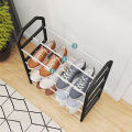 1pc Simple Trapezoid Shoe Rack For Home Entryway, Dorm Room Shoe Storage. 