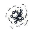 600 Pcs 100 Groups/Set Fishing Bobber Stopper Black  Beads Stopper Fishing Float Beans Space. 