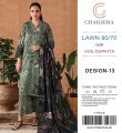 CHARIZMA BRAND NEW SUMMER COLLECTION 2024 QUALITY PREMIUM PRODUCTS 3 PIECES LAWN SUITE. 