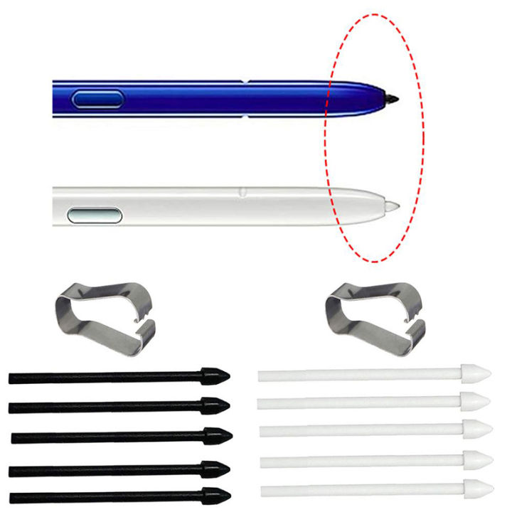 Touch Screen Stylus Pen Replacement Tip Nib For Note 10 / 10+ / 20 / 20 Ultra S Pen Spare Nibs With Metal Clip