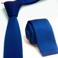 Knitted Ties For Men Slim Fashion Neckties Plain Black Red Knit Tie Men Women Wedding Daily Casual Neck Knitted Cravatas HUISHI. 