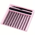 DIY Lash Extension Kit, Lash Clusters With Waterproof Strong Hold Lash Bond And Seal And Eyelash Tweezers Lash Cluster Kit. 