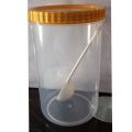 Plastic Clear Bottle/ Container for Separating or Storage Sugar,Milk Powder Etc..-01 pcs. 