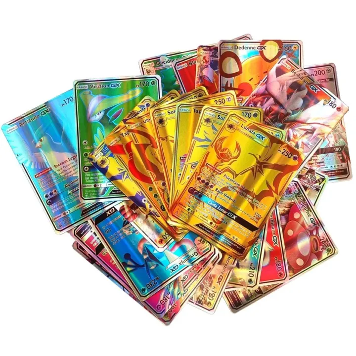 Pokemon%20Cards%20Charizard%20Pikachu%20Vmax%20GX%20MEGA%20Vstar%20Pokmo%20Letters%20Kids%20Gift%20Game%20Collection%20Card%20ESPANOL%20Toy%20Holo%20Rainbow%20-%20Image%203