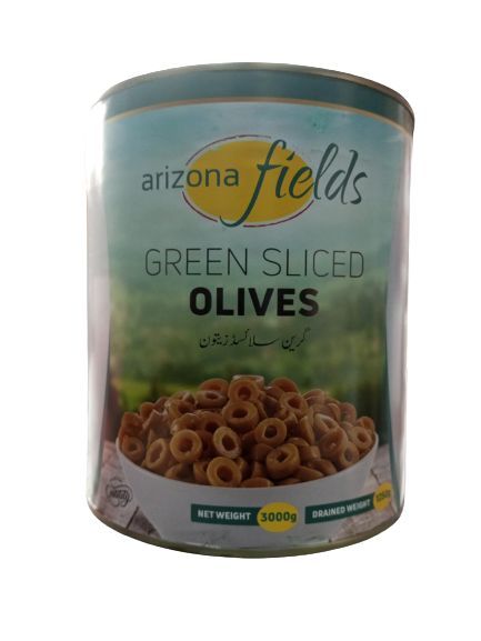 Green olives  for pizza, pasta, shawrama 2.5 kg