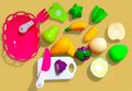 Exclusive Baby toy fruits set - Multi color. 