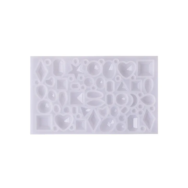 1PCS%20DIY%20mirror%20jewelry%20crystal%20Epoxy%20resin%20mold%20love%20geometry%20moon%20variety%20gemstone%20pendant%20mold%20-%20Image%205