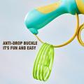 Kids Flying Saucer Disc Launcher Frog Catapult Flying Toys Pull String UFO Throw Catch Outdoor Sport Children's Day Boys.