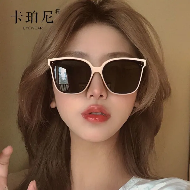 Korean%20style%20black%20couple%20glasses%20Big%20Frame%20Fashion%20sunglasses%20UV400%20two%20UV%20protection%20reflective%20-%20Image%203