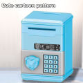 [FE] Automatic Mini Safe Coins  Saving Money Box Password Counter Code Key Lock Coin Bank ATM Child. 