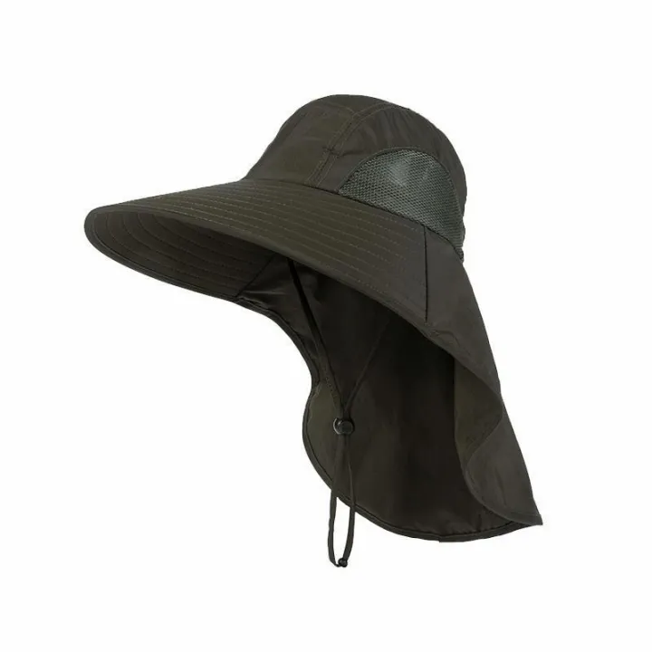 Outdoor%20Sports%20Jungle%20Hiking%20Hat%20Fishing%20Hat%20Wide%20Brim%20Bucket%20Hat%20With%20Neck%20Cover%20Quick%20Dry%20Fishermen%20Sun%20Protected%20Cap%20Summer%20-%20Image%207