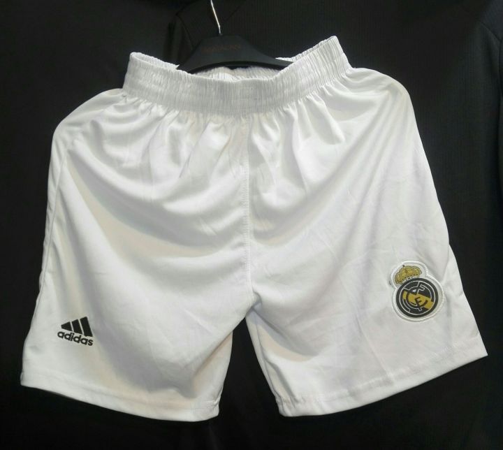 Complete Your Football Look With Real Madrid Short Pants White 23/24 - Stylish Addition To Your Football Attire