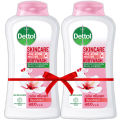 Dettol Body Wash (250ml X 2) Shower Gel Skincare Rose & Sakura Blossom with 8 Hour Lasting Moisture.