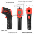 -50~600°C Digital LCD Industrial Electronic Thermometer NonContact Infrared Thermometer Laser Temperature Meter Gun Laser Point. 