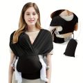 Wrap Baby Carrier Original Stretchy Infant Sling Perfect for Newborn Babies and Children Up To 41 Lbs. 