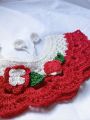 1 piece Kushikatar gola kushikatar baby neck for any size made by Noytar best for summer baby girls Handmade Fashionable cute Crochet Baby Neck Design dress for girls 1 peices white and Green Colour Kushikatar jamar gola crochet babykushikatar jamar gola. 